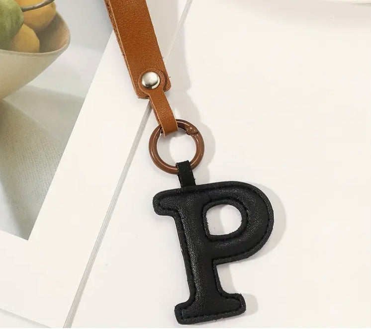 Letter P - Pu leather accessory