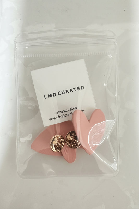 Heart pins (3)