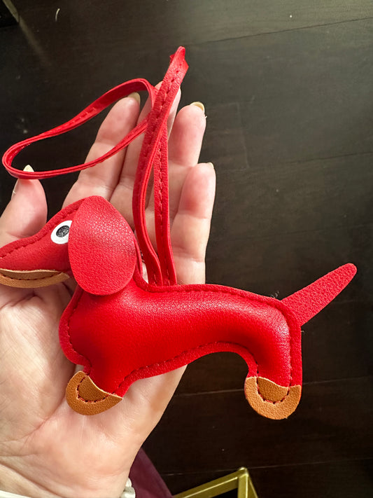 Dachshund accessories PU leather