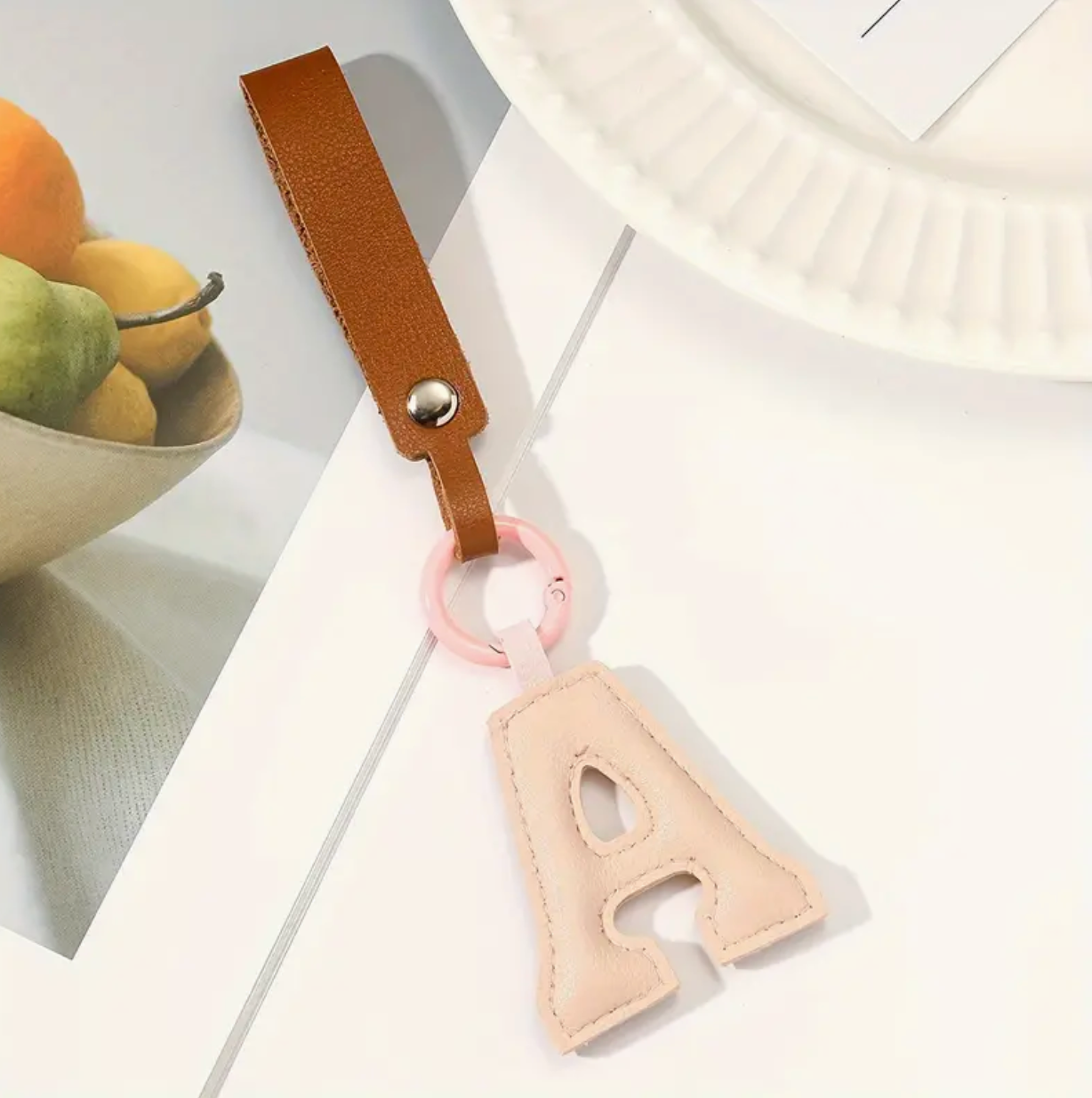 Letter A - Pu leather accessory