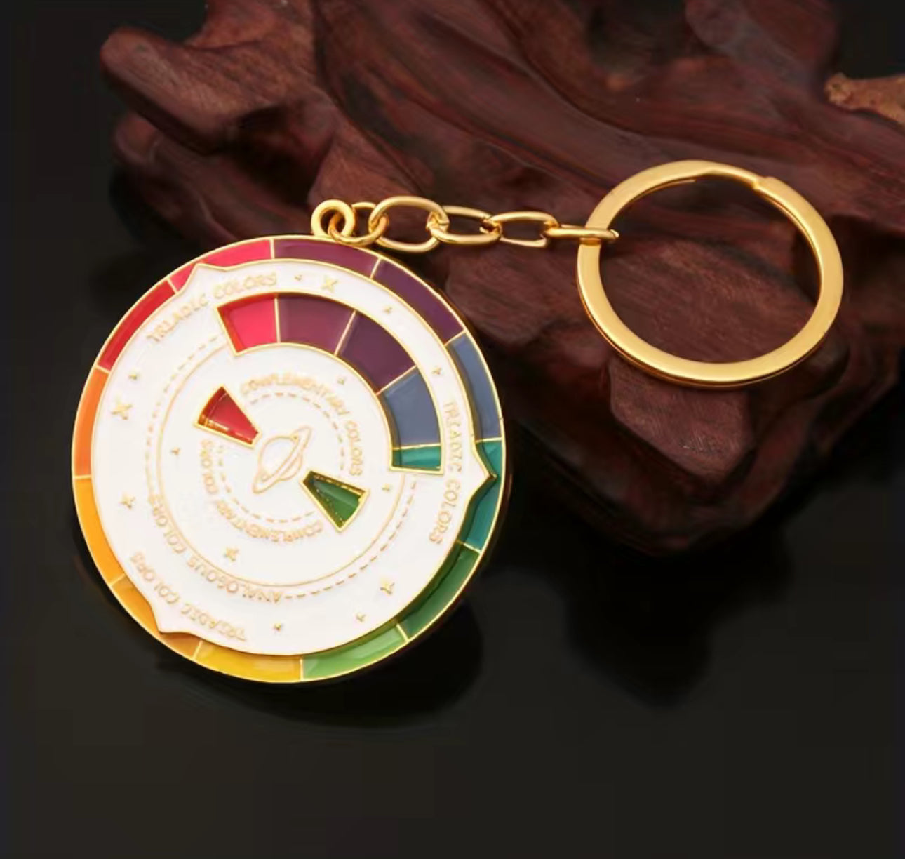 Color wheel keychain